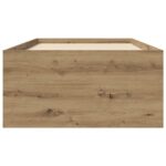vidaXL Rám postele na podlahe Dub artisan 80 x 200 cm Kompozitné drevo – Obrázok 4