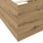 vidaXL Rám postele na podlahe Dub artisan 80 x 200 cm Kompozitné drevo – Obrázok 6