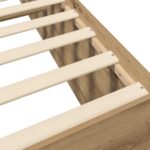 vidaXL Rám postele na podlahe Dub artisan 80 x 200 cm Kompozitné drevo – Obrázok 7