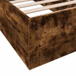 vidaXL Rám postele na podlahe Dymový dub 80 x 200 cm Kompozitné drevo – Obrázok 7