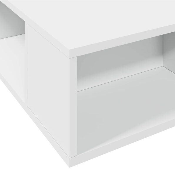 vidaXL Rám postele so skladom Biela 80 x 200 cm Kompozitné drevo – Obrázok 8