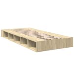vidaXL Rám postele so skladom Dub sonoma 80 x 200 cm Kompozitné drevo – Obrázok 6