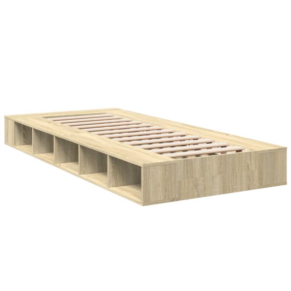 vidaXL Rám postele so skladom Dub sonoma 80 x 200 cm Kompozitné drevo – Obrázok 6