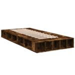 vidaXL Rám postele so skladom Dymový dub 80 x 200 cm Kompozitné drevo – Obrázok 3