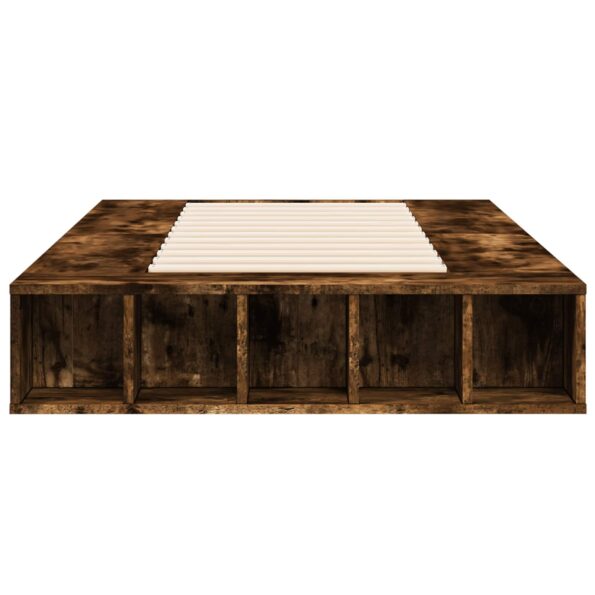 vidaXL Rám postele so skladom Dymový dub 80 x 200 cm Kompozitné drevo – Obrázok 4