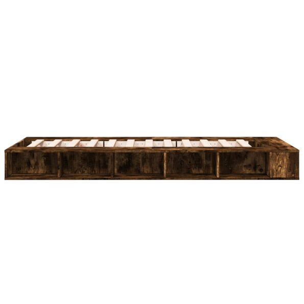 vidaXL Rám postele so skladom Dymový dub 80 x 200 cm Kompozitné drevo – Obrázok 5