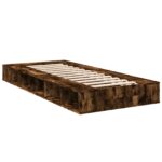 vidaXL Rám postele so skladom Dymový dub 80 x 200 cm Kompozitné drevo – Obrázok 6