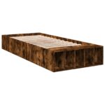 vidaXL Rám postele so skladom Dymový dub 80 x 200 cm Kompozitné drevo – Obrázok 3
