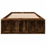 vidaXL Rám postele so skladom Dymový dub 80 x 200 cm Kompozitné drevo – Obrázok 4