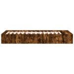 vidaXL Rám postele so skladom Dymový dub 80 x 200 cm Kompozitné drevo – Obrázok 5