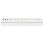 vidaXL Rám postele so skladom Biela 80 x 200 cm Kompozitné drevo – Obrázok 5
