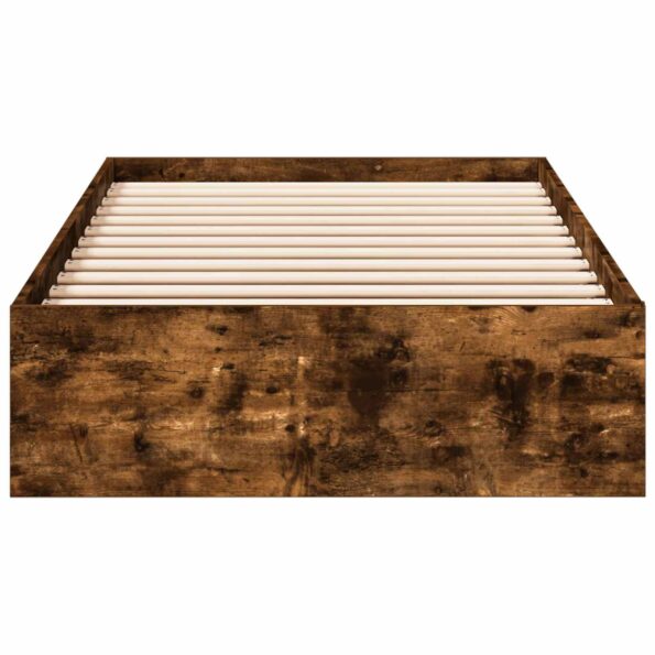 vidaXL Rám postele so skladom Dymový dub 80 x 200 cm Kompozitné drevo – Obrázok 4
