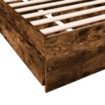 vidaXL Rám postele so skladom Dymový dub 80 x 200 cm Kompozitné drevo – Obrázok 7