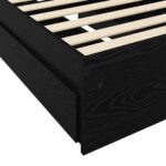 vidaXL Rám postele so skladom Čierny dub 80 x 200 cm Kompozitné drevo – Obrázok 7