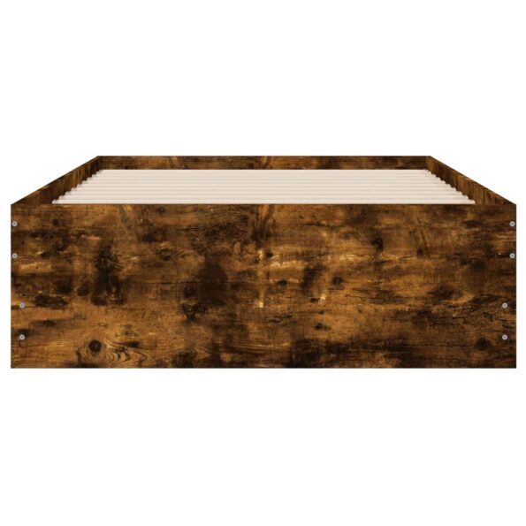 vidaXL Rám postele so skladom Dymový dub 80 x 200 cm Kompozitné drevo – Obrázok 5