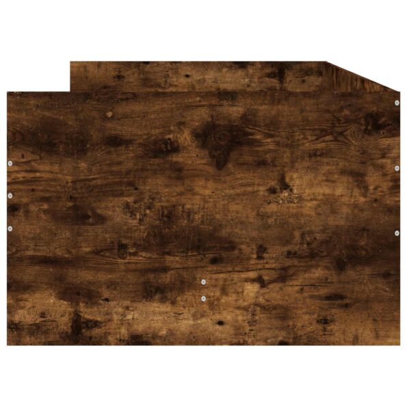 vidaXL Rám postele so skladom Dymový dub 80 x 200 cm Kompozitné drevo – Obrázok 5