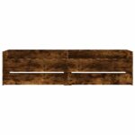 vidaXL Rám postele so skladom Dymový dub 80 x 200 cm Kompozitné drevo – Obrázok 6