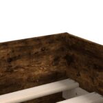 vidaXL Rám postele so skladom Dymový dub 80 x 200 cm Kompozitné drevo – Obrázok 8