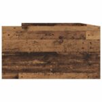vidaXL Rám postele so skladom Staré drevo 80 x 200 cm Kompozitné drevo – Obrázok 4