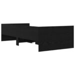 vidaXL Rám postele so skladom Čierny dub 80 x 200 cm Kompozitné drevo – Obrázok 6