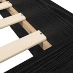 vidaXL Rám postele so skladom Čierny dub 80 x 200 cm Kompozitné drevo – Obrázok 7