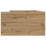 vidaXL Rám postele so skladom Dub artisan 80 x 200 cm Kompozitné drevo – Obrázok 4