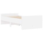 vidaXL Rám postele so skladom Biela 80 x 200 cm Kompozitné drevo – Obrázok 7