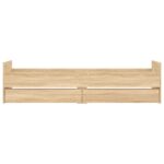 vidaXL Rám postele so skladom Dub sonoma 80 x 200 cm Kompozitné drevo – Obrázok 6