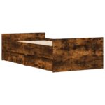 vidaXL Rám postele so skladom Dymový dub 80 x 200 cm Kompozitné drevo – Obrázok 3
