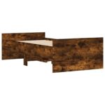 vidaXL Rám postele so skladom Dymový dub 80 x 200 cm Kompozitné drevo – Obrázok 7