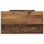 vidaXL Rám postele so skladom Staré drevo 80 x 200 cm Kompozitné drevo – Obrázok 4