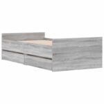 vidaXL Rám postele so skladom Betónovo sivá 80 x 200 cm – Obrázok 3