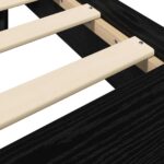 vidaXL Rám postele so skladom Čierny dub 80 x 200 cm Kompozitné drevo – Obrázok 7