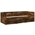 vidaXL Rám postele so skladom Dymový dub 80 x 200 cm Kompozitné drevo – Obrázok 3