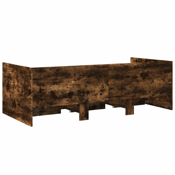 vidaXL Rám postele so skladom Dymový dub 80 x 200 cm Kompozitné drevo – Obrázok 6