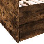 vidaXL Rám postele so skladom Dymový dub 80 x 200 cm Kompozitné drevo – Obrázok 7