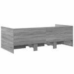 vidaXL Rám postele so skladom Sivý Sonoma 80 x 200 cm Kompozitné drevo – Obrázok 6
