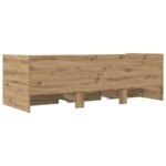 vidaXL Rám postele so skladom Dub artisan 80 x 200 cm Kompozitné drevo – Obrázok 5