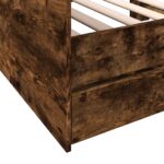 vidaXL Rám postele so skladom Dymový dub 80 x 200 cm Kompozitné drevo – Obrázok 7