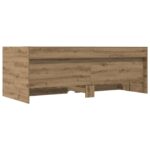 vidaXL Rám postele so skladom Dub artisan 80 x 200 cm Kompozitné drevo – Obrázok 5