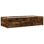 vidaXL Rám postele so skladom Dymový dub 80 x 200 cm Kompozitné drevo – Obrázok 3