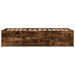 vidaXL Rám postele so skladom Dymový dub 80 x 200 cm Kompozitné drevo – Obrázok 5