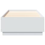 vidaXL Rám postele Biela 80 x 200 cm Kompozitné drevo – Obrázok 4