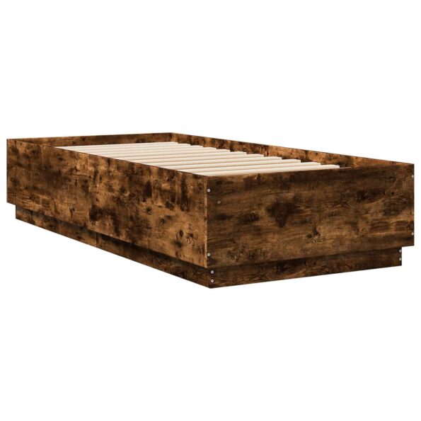 vidaXL Rám postele Dymový dub 80 x 200 cm Kompozitné drevo – Obrázok 6