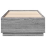 vidaXL Rám postele Sivý Sonoma 80 x 200 cm Kompozitné drevo – Obrázok 4