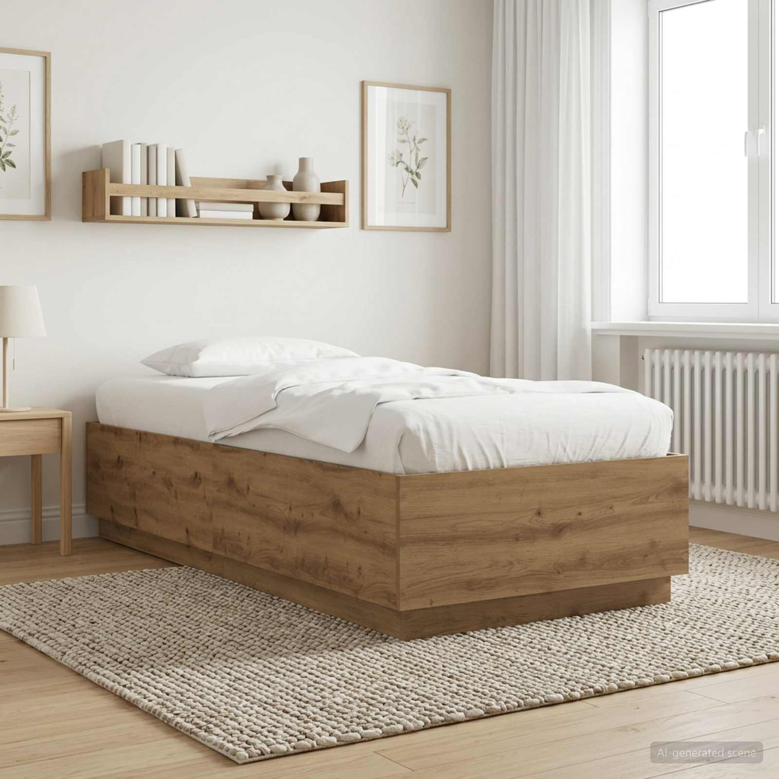 3429660_1.jpg vidaXL Rám postele Dub artisan 80 x 200 cm Kompozitné drevo – Obrázok 1