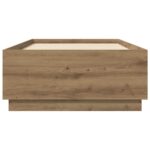vidaXL Rám postele Dub artisan 80 x 200 cm Kompozitné drevo – Obrázok 4