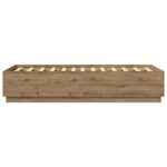 vidaXL Rám postele Dub artisan 80 x 200 cm Kompozitné drevo – Obrázok 5