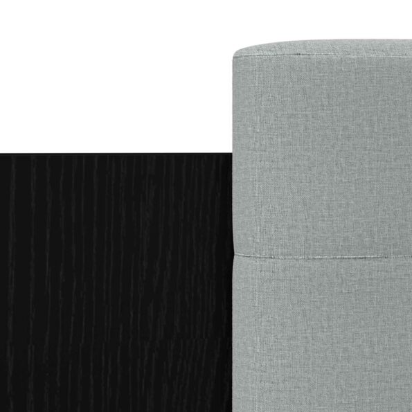 vidaXL Posteľový rám s LED Čierny dub 80 x 200 cm Kompozitné drevo – Obrázok 6