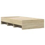 vidaXL Rám postele s poličkou Dub sonoma 80 x 200 cm Kompozitné drevo – Obrázok 6